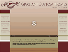 Tablet Screenshot of grazianihomes.com
